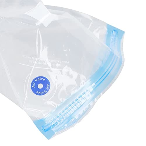 JYCRA 6 PCS Vacuum Storage Bags,Reusable Vacuum Sealer Bags,Mini Space Saver Vacuum Seal Storage Bags for Fruit Clothes(22x21cm) — view 5