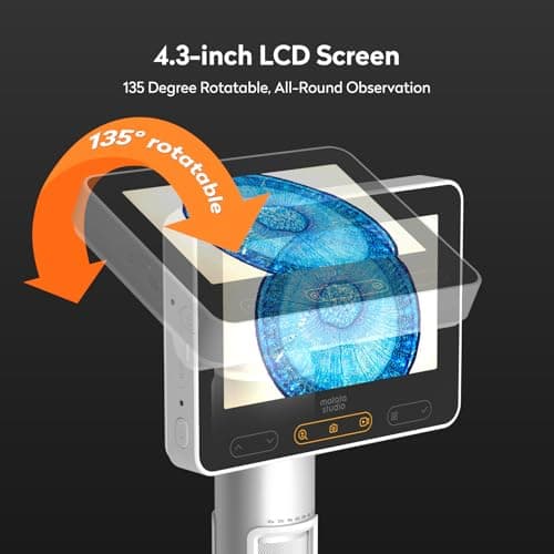 MatataStudio MX2-A Handheld Digital Microscope for Kids with 4.3'' Screen — view 2