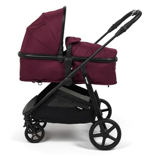 Puggle Monaco XT 2-in-1 Pram & Pushchair Travel System (Burgundy) — view 2