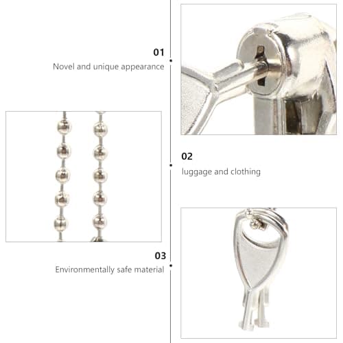 Coat Zipper Repair Kit 2pcs Metal Zipper Pulls Back to School Decor — view 6