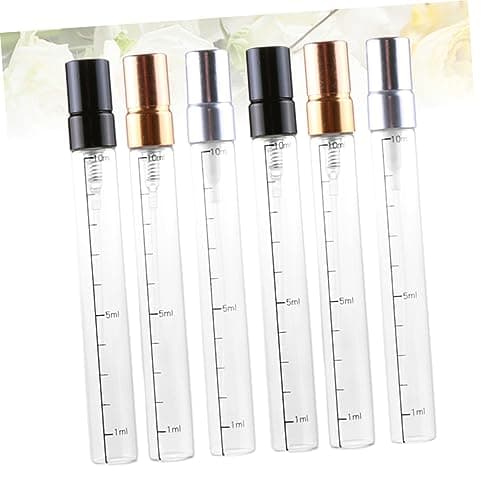 Beaupretty 6 Pack 10ml Glass Refillable Spray Bottle with Scale — view 2