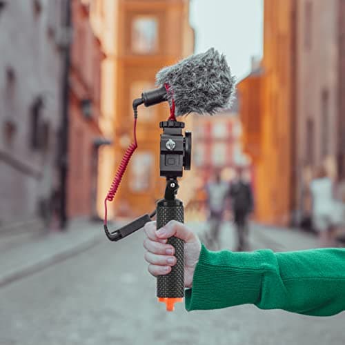 Waterproof Floating Handle Grip Anti-Slip Floating Bobber Stick Floaty Handler Holder Mount with Lanyard for Go Pro Hero 11/10/9/8/7/6/5/4/3 Session DJI Osmo and Other Action Cameras — view 5