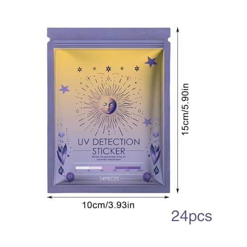 UV Stickers for Sunscreen Spf Sensing Face Sunblock Patches — view 6