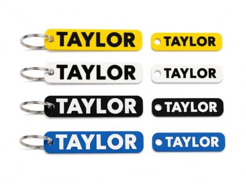 Personalised Luggage Tag Custom Name Suitcase Tag — view 3