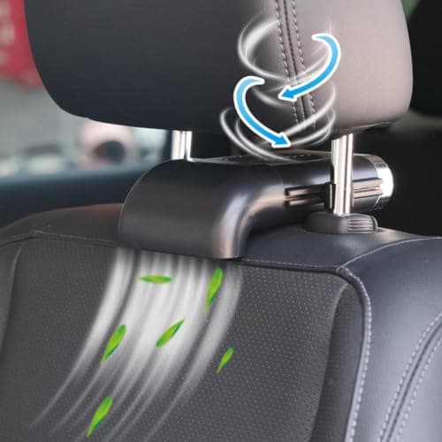 Car Seat Cooling Fan Wireless USB Charging — view 3
