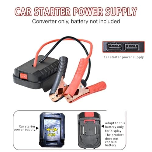Jump Starter Battery Pack Automotive Booster Twin USB Quick Charging — view 6