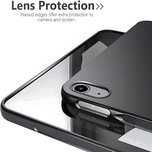 Personalised Case Compatible with All iPad models iPad 10th, 9th Gen,6th Gen, 5th Gen, Mini, Air, M2, M3 – Collage Photo Black Silicon Shockproof Cover - Personalize with TWO-PHOTOS — view 5