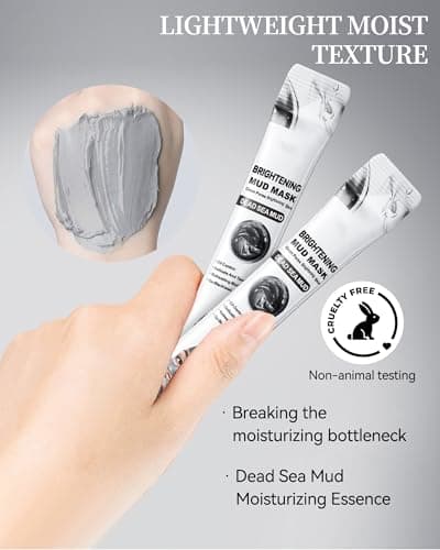 Clay Face Mask Kit-12Pcs Dead Sea Mud Clean Clay Facial Mask Set for Women — view 5