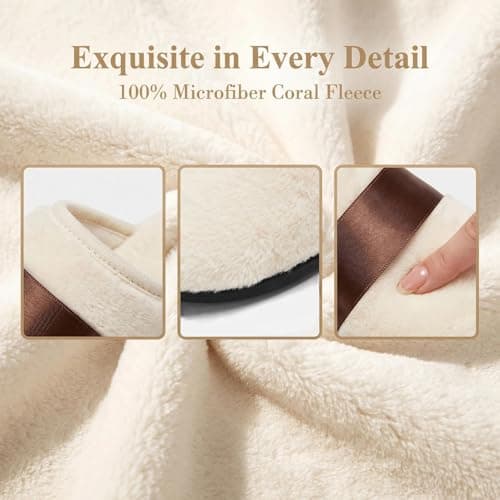 Plumaire 4 Pairs Towelling Hotel Slippers, Hotel Spa Slippers Closed Toe, Non-Disposable Deluxe Closed Toe Slipper For We Have Guests，Parties, Swimming Pools, And Travel Use Grey And Off-white — view 5