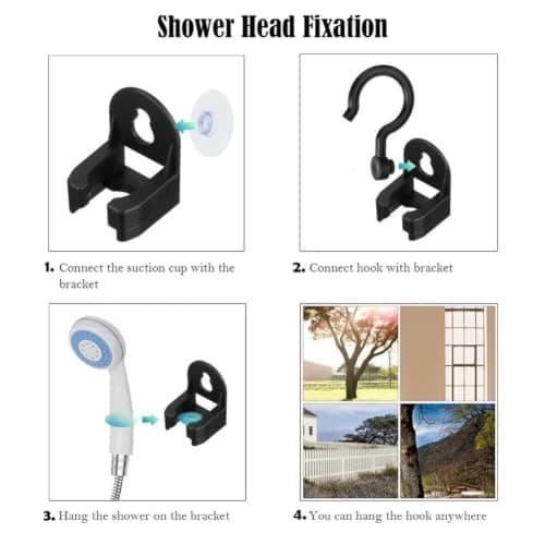 Portable Camping Shower USB Rechargeable Electric Set — view 3