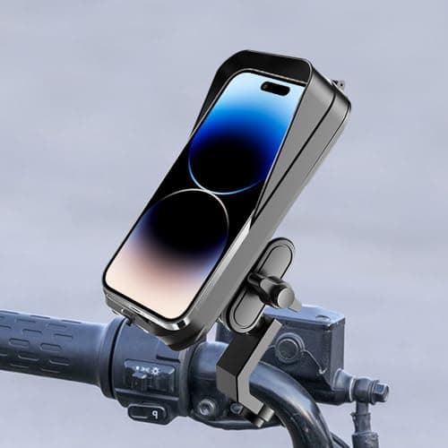Tktouci Phone Holder for Bike Handlebar GPS Navigation Video Recording Live — view 3