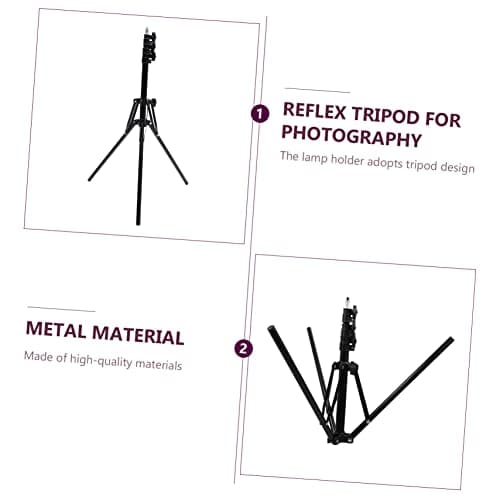 Selfie Tripod Folding Phone Tripod Black Iron Nylon — view 6
