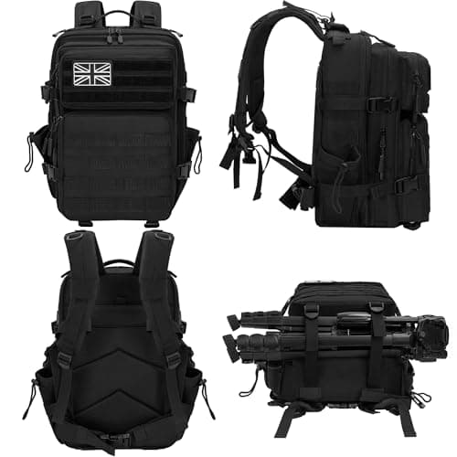 OUUTMEE Military Tactical Backpack 20L/25L/35L/45L, MOLLE Rucksack for Men — view 2