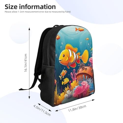 BVNMT Travel Laptop Backpack for Men Women,16 Inch Work Business Backpack — view 3