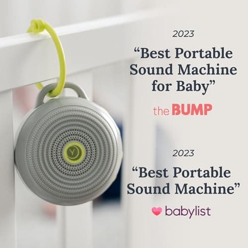 Yogasleep Hushh Portable White Noise Sound Machine for Baby, 3 Soothing Natural Sounds with Volume Control, Compact Size, Noise Canceling for Sleep Aid, Office Privacy, & Meditation, Registry Gift — view 3