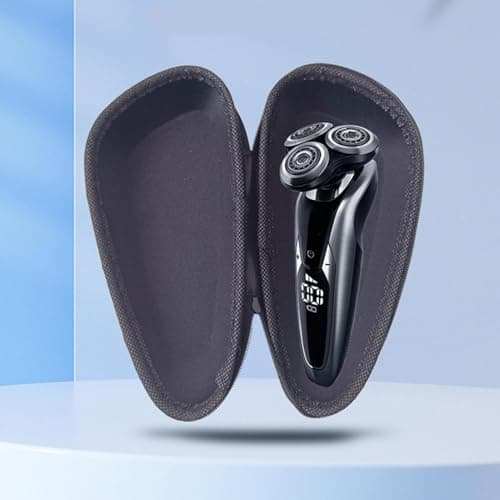 Hard Shell Razor Travel Case EVA Hard Shell Waterproof Shockproof Zippered — view 2