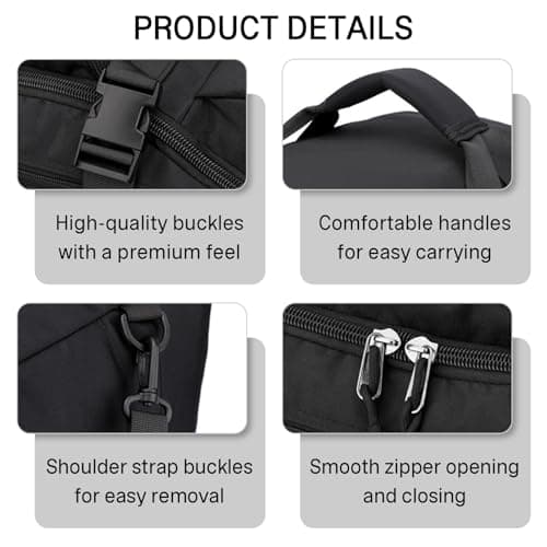 80L Wheeled Duffle Bag Expandable Foldable Luggage Large Bag Suitcase — view 5