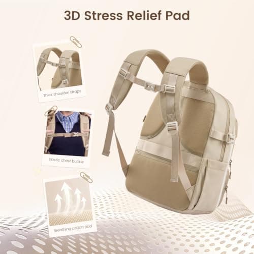 LOVEVOOK School Bag for Girls Laptop Backpack Womens Ladies Work Rucksack — view 4