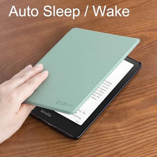 CoBak Case for 7" Kindle Paperwhite 12th Gen 2024 & Colorsoft, Matcha Green — view 5