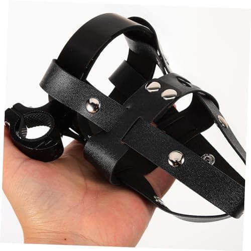 Bike Water Bottle Holder Black Aluminum Alloy and Pu — view 2