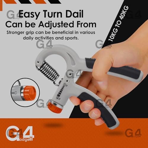 G4GADGET Hand Gripper 2 Pack – Adjustable 10-40kg Hand Exerciser Set for Grip, Wrist, and Finger Strength – Dual Resistance Forearm Trainer for Home, Office & Gym Fitness — view 3