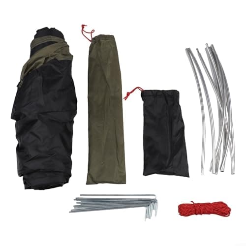 Tent for 1 Person, 1 Man, Compact, Lightweight, Tunnel, Easy to Pitch, Backpacking, Festivals, Weekend Trips/Wild Camping/Hiking Replacement Accessories(green) — view 2