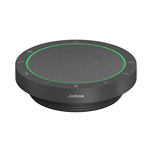 Jabra Speak2 55 Wireless Bluetooth Speakerphone with 4 Noise-cancelling Mics, Full-range 50mm Speaker, Wideband Audio, Compact and portable - MS Teams Certified, Works with Other Platforms - Dark Grey — view 4