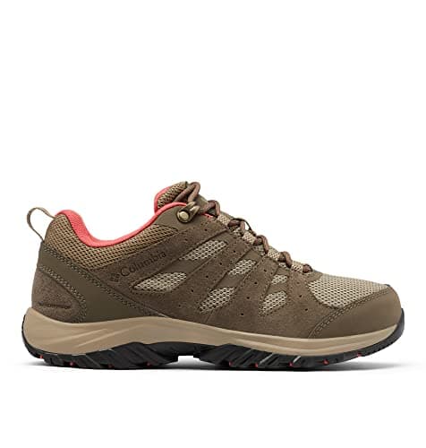 Columbia Women's Redmond 3 WP waterproof low rise hiking shoes, Brown (Pebble x Red Coral), 8.5 UK — view 6