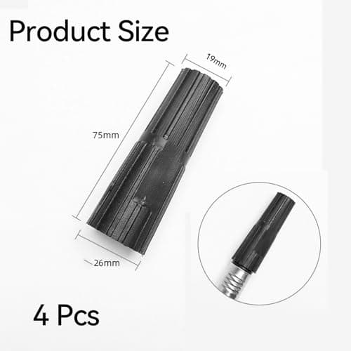 4 Pcs Screw Fit Extension Poles, Plastic Extension Pole Adapter, Universal Innovative Paint Roller Extensions Pole Adapter, Simple Screw-On Tool, Perfect for Detail Work and Hard-to-Reach Corners — view 2