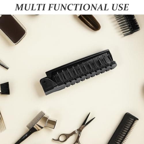 CIYODO 6pcs Portable Folding Hair Comb Set for Men and Women, Anti-static Plastic Mini Hairbrushes with Fine and Wide Teeth, Collapsible Design for Travel and Onthego Touchups — view 3