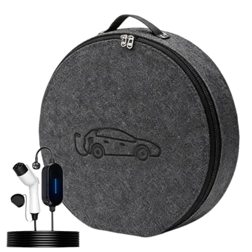 EV Charger Bag Protective Felt Vehicle Charging Cord Carrying Pouch