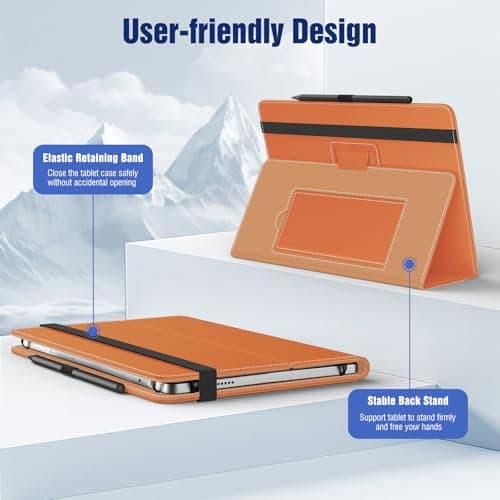TiMOVO Universal Case for 10.1 Inch Android Tablet, Orange — view 4