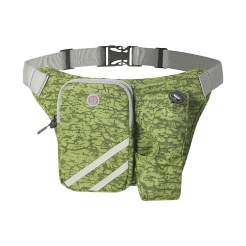 Fanny Pack | Adjustable Workout Travel Fanny Pouch with Water Bottle Holder