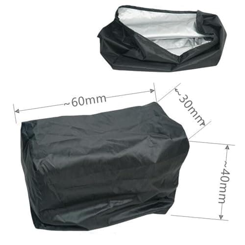 Ronyme Folding Bike Storage Box Bike Transport Case Professional Portable Riding Container Hiking Zipper Folding Organizer, S — view 4