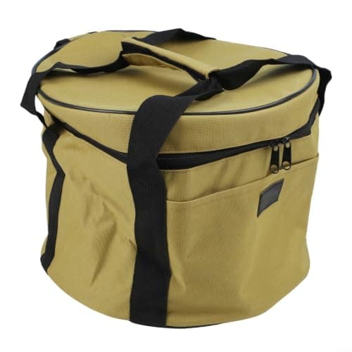 Spacious for camp Kitchen Organizer Bag 14 Litre Portable Cooking Mess Kit Carrier with Soft Lining for Backpacking - Mud(Mud) — view 2