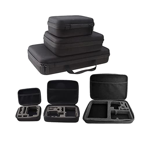 Pikioraz Camera Accessory Bag for Action Camera, Carry Bag Compatible with Gopro, Portable Protective Case for Gopro Hero12 11 10 9 8 7 6 5 4 3 2 (Small),Black — view 6