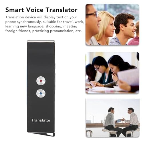 Voice Translator Device, Two-Way Instant Translator Language Translator Device with Voice Both Ways Portable Real Time Translator, for Learning Travel Business 74 Languages and — view 4
