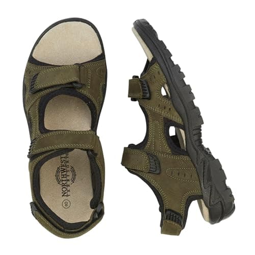Northwest Territory Windsor Men's Leather Walking Sandals — view 3