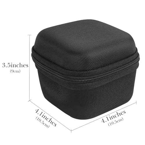 Linkidea Hard Shell Head Shaver Case, Protective Travel Storage Bag with Mesh Pocket, Compatible with Remington Balder Pro, Skull Shaver Pitbull Gold PRO Rotary Shavers (Black) — view 2