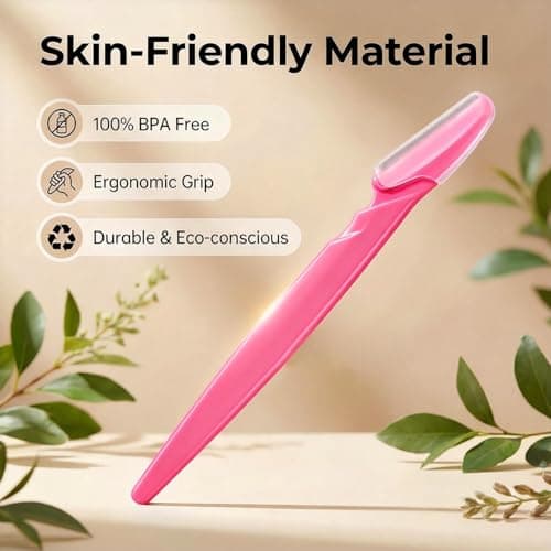 Ultimate Eyebrow Razor Kit for Women | Precision Eyebrow Trimmer & Face Shavers for Women | Includes Dermaplane Razor for Smooth Skin & Face Razors for Women, 6 Packs — view 4