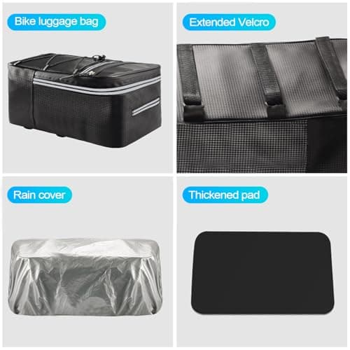 ETUCYNG Cycle Trunk Bag Cycling Luggage Carrier Storage E-Bike Accessories — view 6