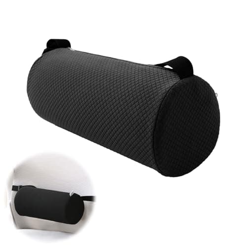 Lumbar Roll Pillow for Lower Back,11Inch Memory Foam Lumbar Support Cushion