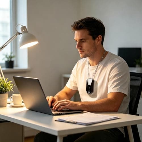Travel Air Purifier Personal Quiet Wearable Type-C Rechargeable Filter — view 2