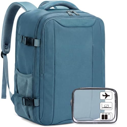Xkdoai for Ryanair Cabin Bags 40x30x20,Backpack with TSA Approved Clear Bag