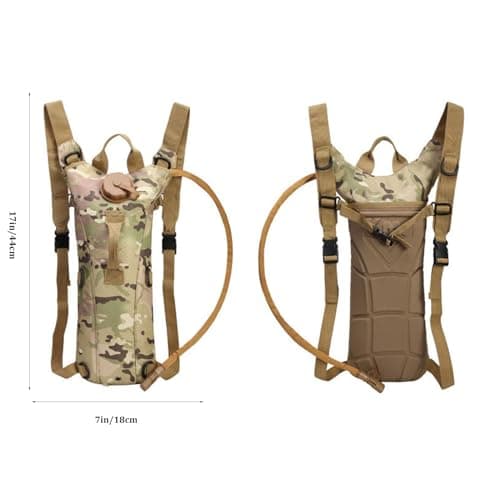 DuDuZui Hydration Backpack, Universal Hydration Pack with 3L Water Bladder — view 2