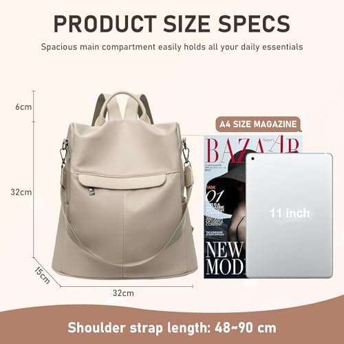shepretty Backpacks Anti Theft Women Travel Rucksack Shoulder Bag,B648,8888-l. — view 4