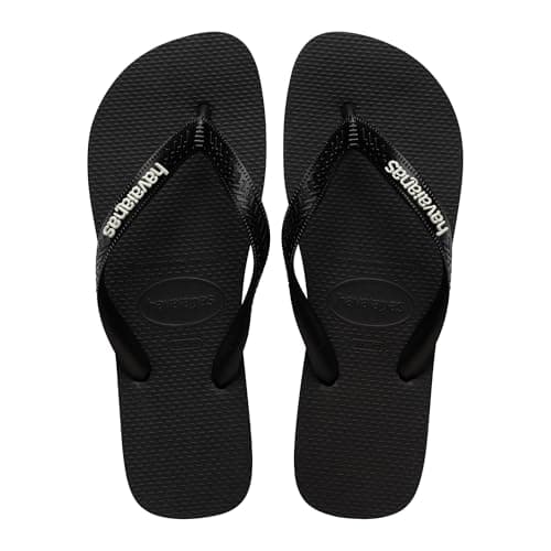 Havaianas Logo Filete Men FlipFlop Black/White/Black 6.5/7 UK