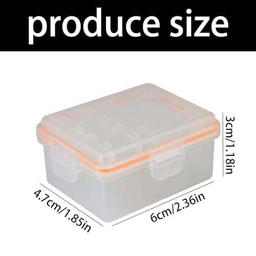 YUGSHNKFC Hard ABS Battery Storage Case for 4 FZ100 Cells, Portable — view 3