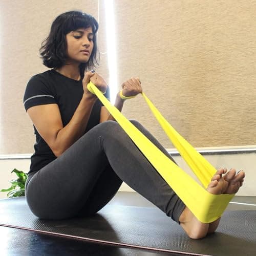 Resistance Bands Exercise,1.5M Skin-Friendly Exercise Bands,Flex Options Pilates Band,Elastic Physical Resistance Band Set for Women Men Ideal for Strength Training,Yoga,Gym,Fitness,Pilates — view 4