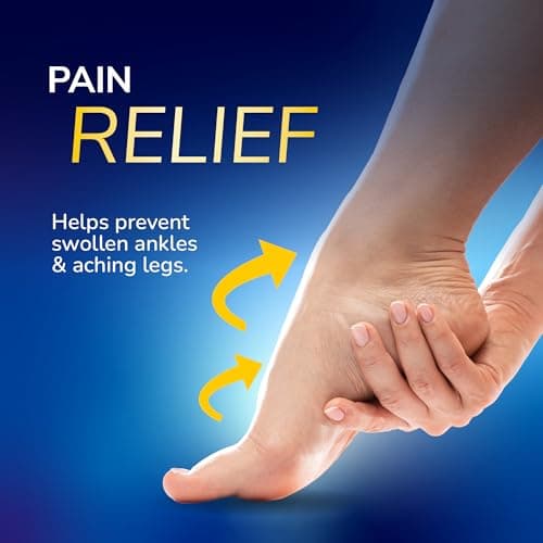 Dr. Scholl's Flight Socks - Clinically Proven Compression Socks for Flight Travel - Help Prevent Swollen Ankles and Deep Vein Thrombosis (DVT) - Sheer - Size 6-9, 1 Pair — view 5